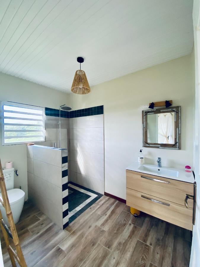 Chambre Et Sdb Privative Ylang Ylang Vue Mont Pelee Dans Maison Partagee モルヌ・ルージュ村 エクステリア 写真